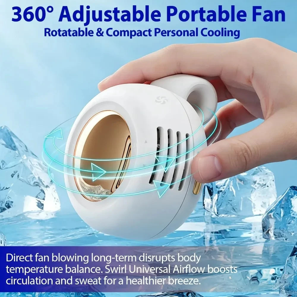 Portable Clip On Mini Bladeless Fan