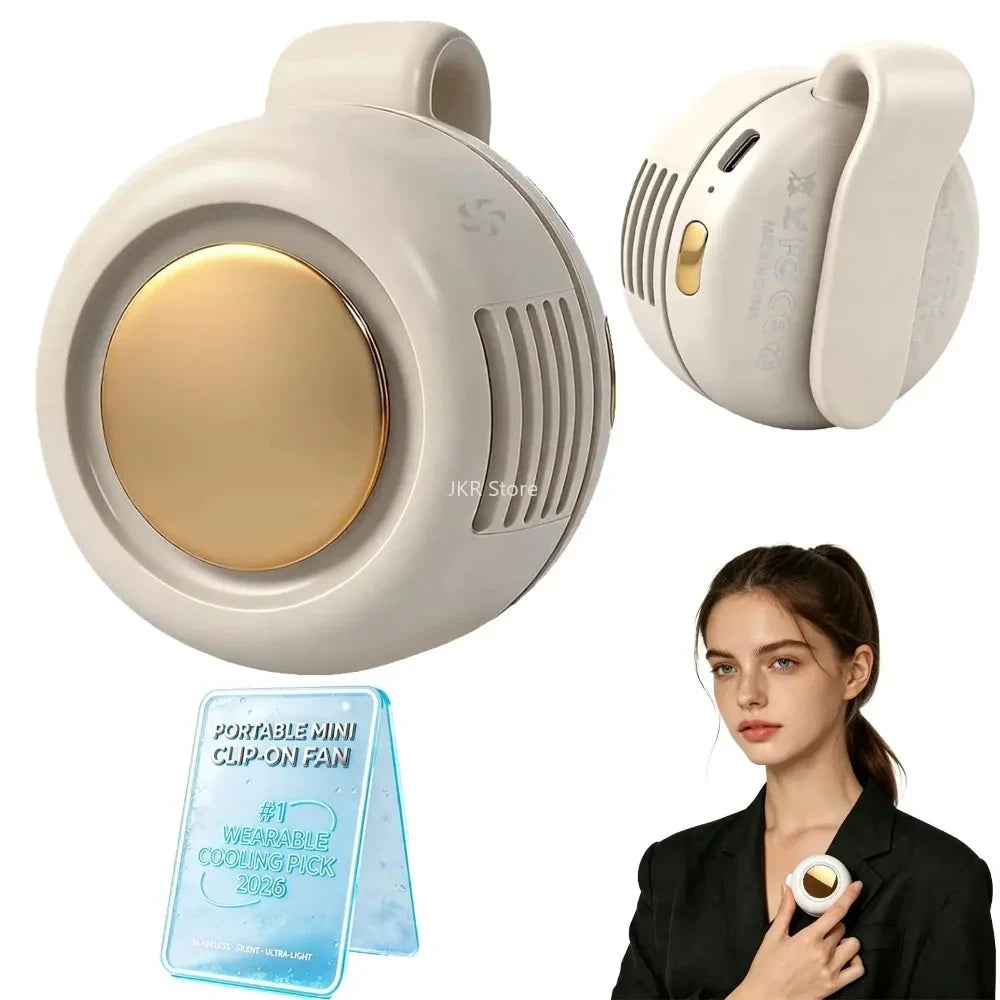 Portable Clip On Mini Bladeless Fan