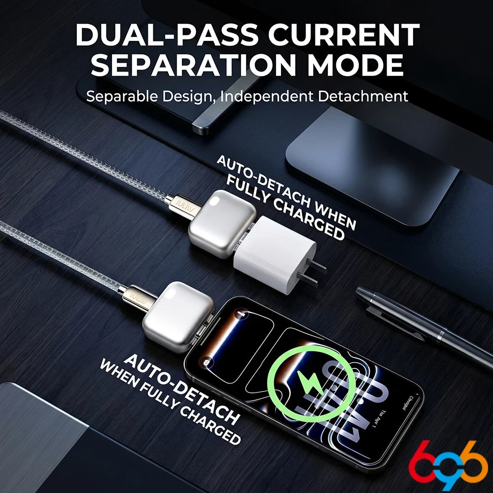 Smart Power-Off Fast Charging Phone Cable