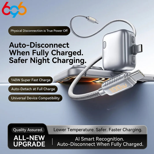 Smart Power-Off Fast Charging Phone Cable