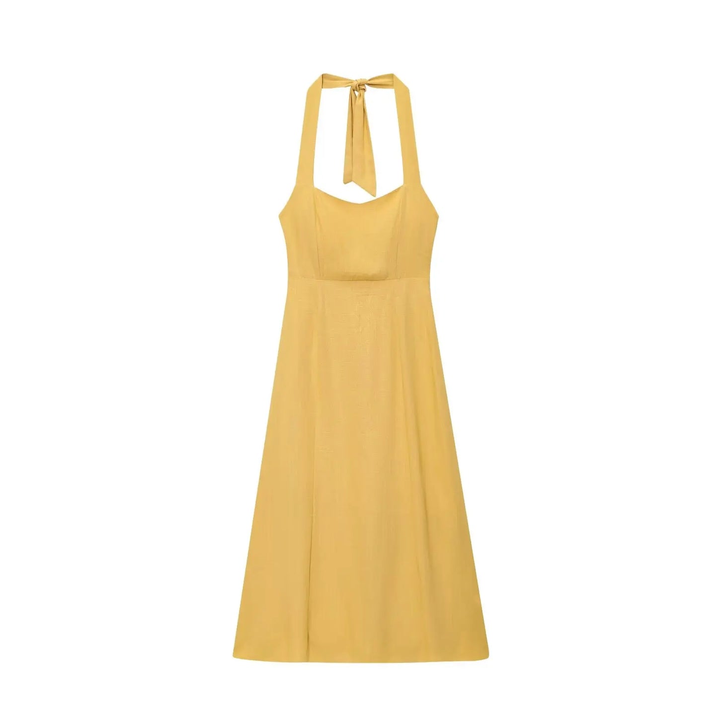 Women’s Backless A-Line Midi Dress