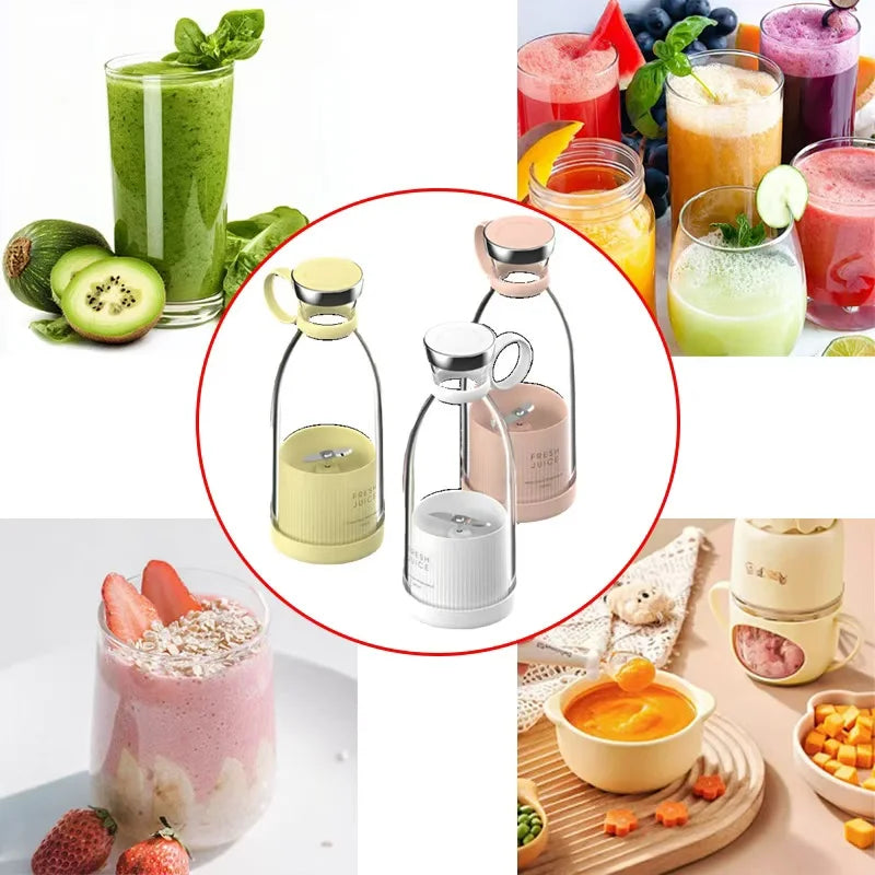 USB Rechargeable Mini Juicer Blender