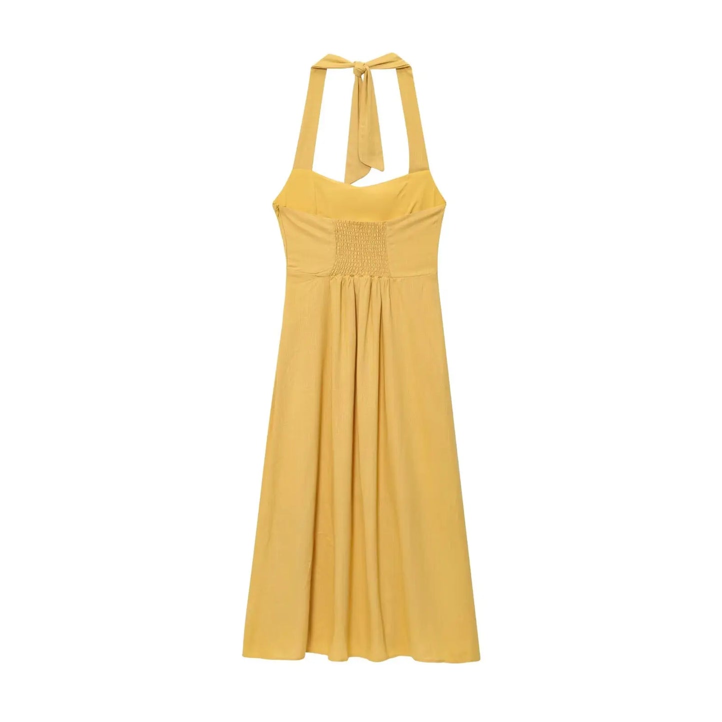 Women’s Backless A-Line Midi Dress
