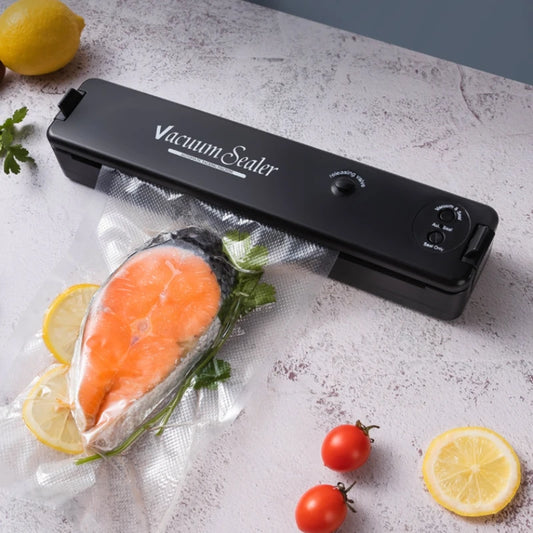 Automatic Food Vacuum Sealer Machine – Dry & Moist Food Saver with 10 Seal Bags for Fresh Storage