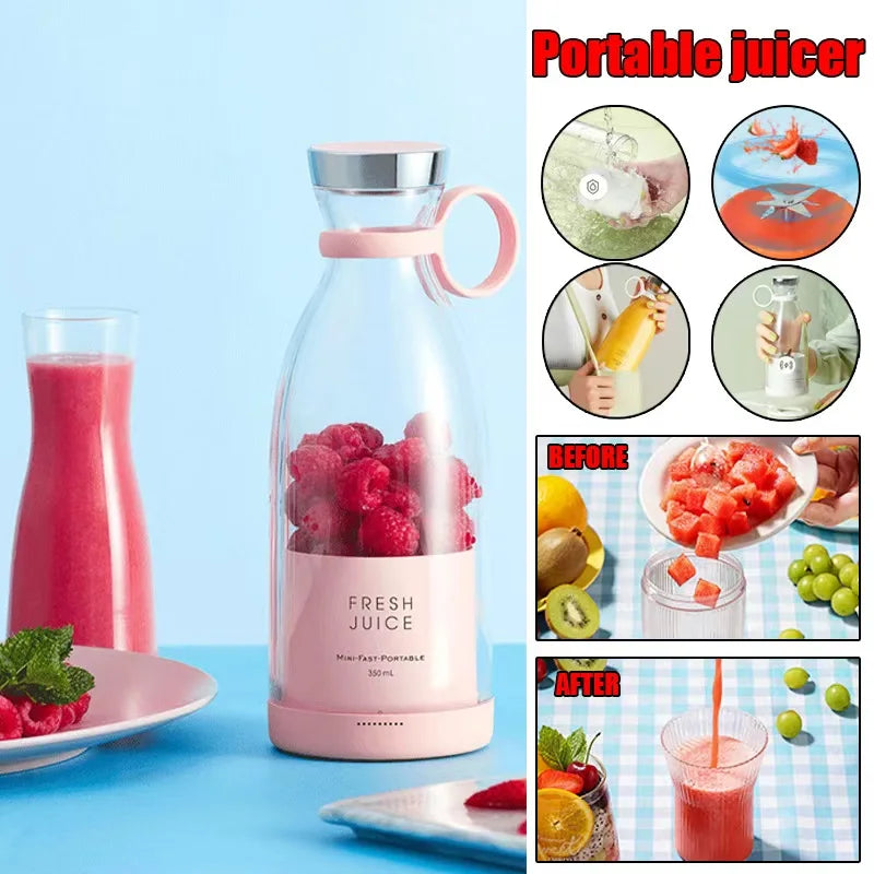USB Rechargeable Mini Juicer Blender