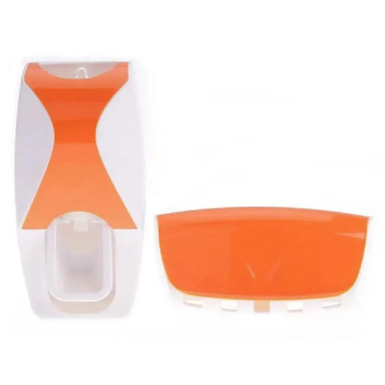 3-in-1 Bathroom Organizer – Toothbrush Holder, Dispenser & Cup Set