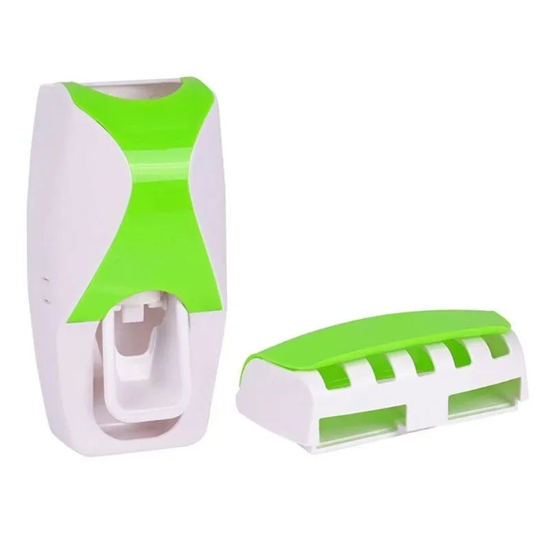 3-in-1 Bathroom Organizer – Toothbrush Holder, Dispenser & Cup Set
